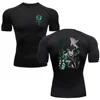 Compression Shirt Man Gym Anime Bleach T Shirt For Men New Trend Sport Men Fitness Tracksuit Boxing Jerseys Compression Shirt 1