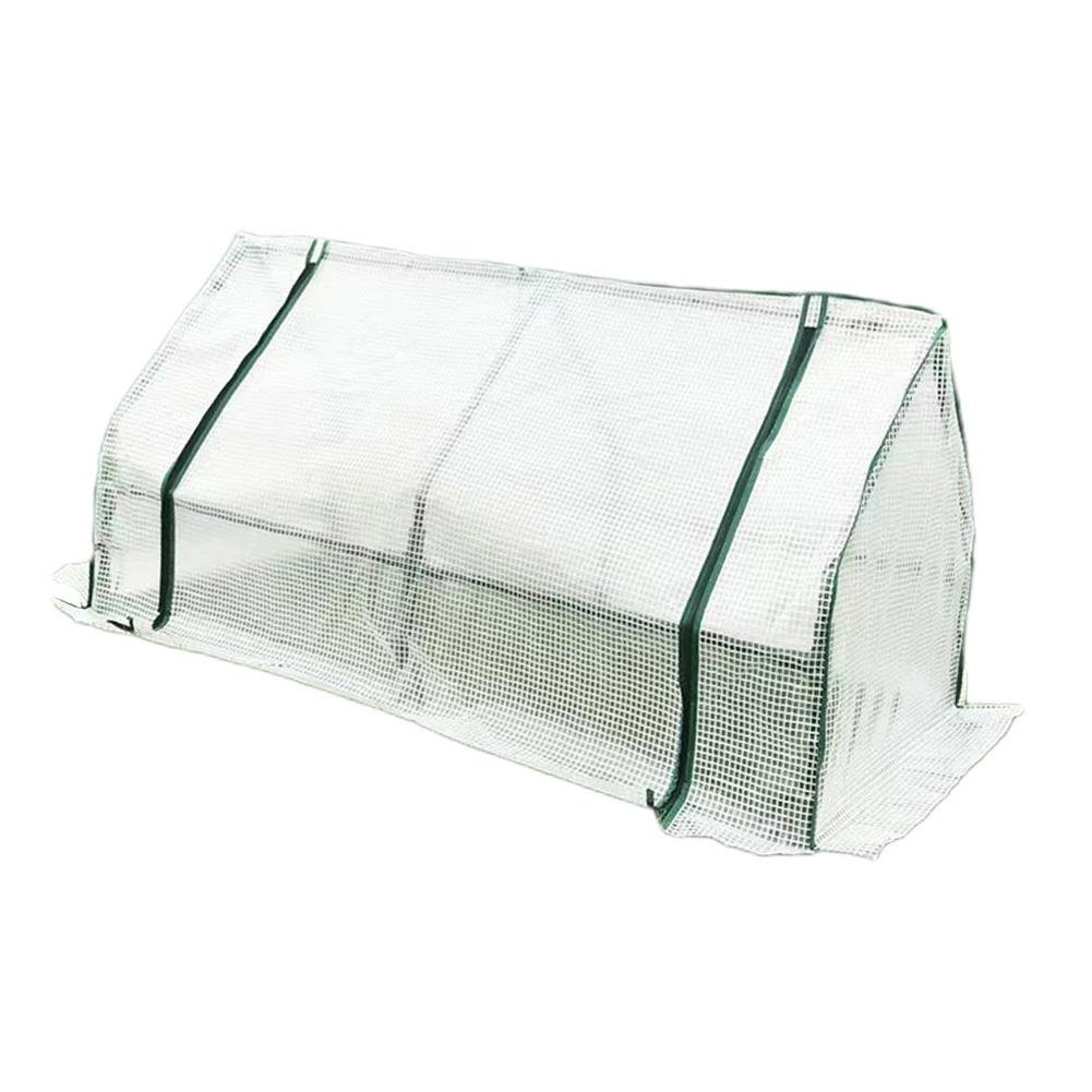 

1pc Greenhouse Reinforced Cover For Outdoors Small Grow Tunnel Outdoor Garden Greenhouse Reinforced Cover With Mesh Grid