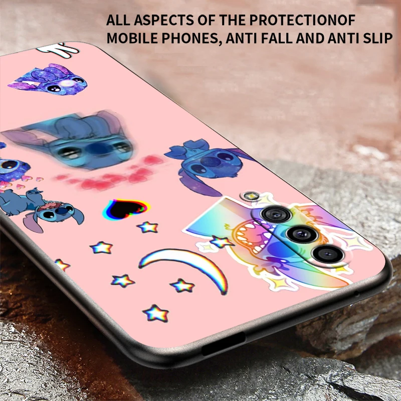 Stitch Abomination Monster For Samsung Galaxy A90 A80 A70 S A60 A50S A30 S A40 S A2 A20E A20 S A10S A10 E Black Phone Case samsung flip phone cute