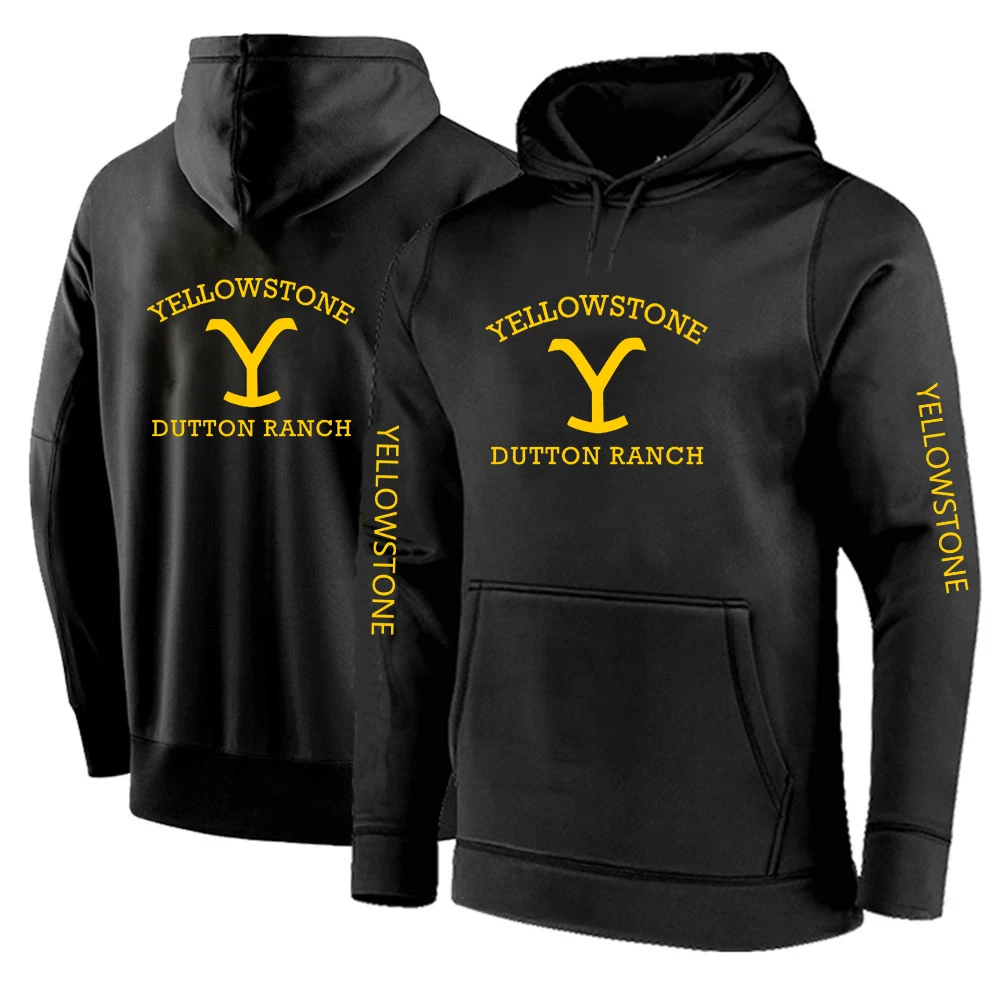 

Movie Yellowstone Dutton Ranch Men's New Printing Hoodies Streetwear Pullover Hooded Sweatshirt Long Sleeves Fashion Coats Tops