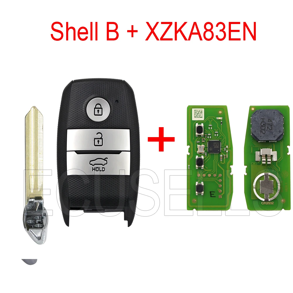 Xhorse Enhanced Smart Key Board for Hyundai & Kia Vehicles - 3-Button Shell Optional