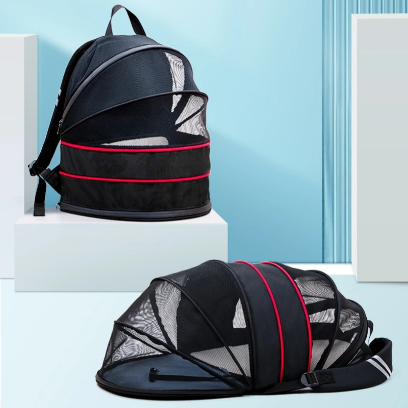 

Воздухопроницаемая Сумка-переноска для кошек, Женская вместительная уличная сумка на плечо для домашних животных, портативная сетчатая дорожная сумка для собак и кошек