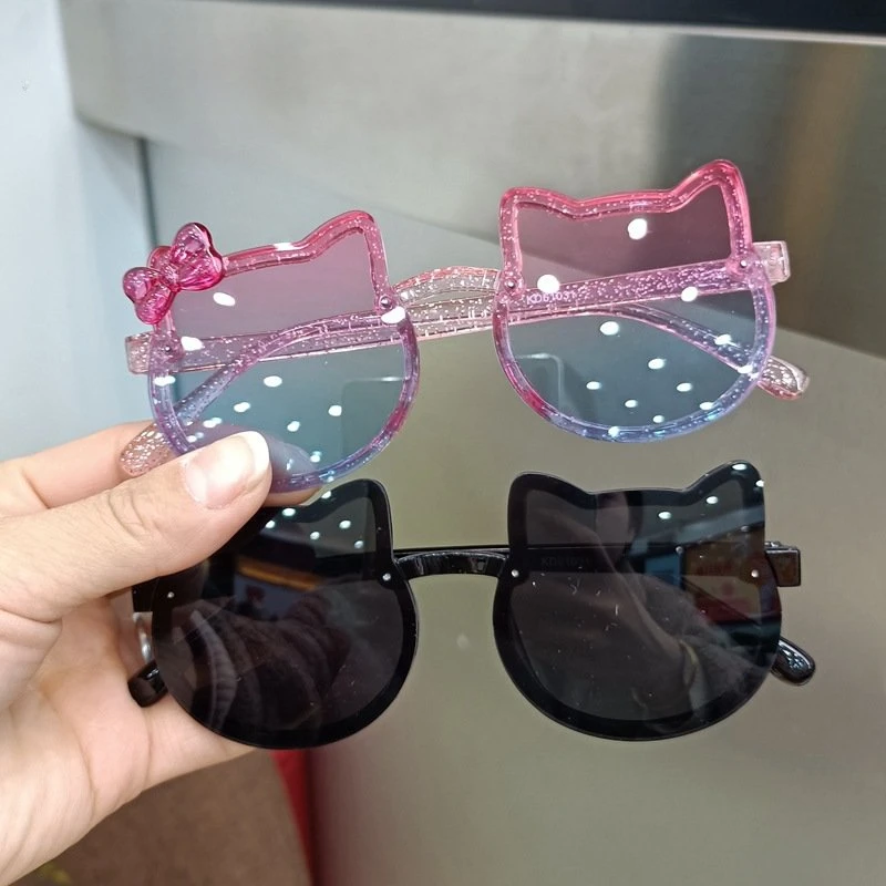 Children Sunglasses Kids Acrylic Bow Outdoor UV Protection UV400 Eyewear