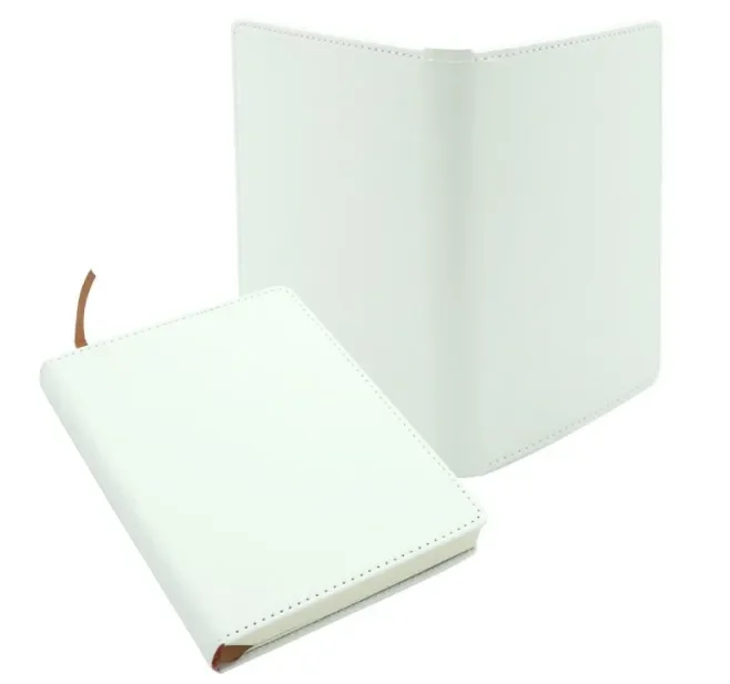 PU Leather Cover Notebooks Sublimation Blanks Soft Surface Notebook Creative Office Suppliers For Heat Transfer Print Image