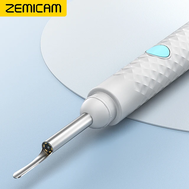 Smart Visual Endoscope 4.2mm Camera 1080P HD WiFi Connection Work for iOS/Android IP67 Otoscope Ear Wax Removal Tools 1