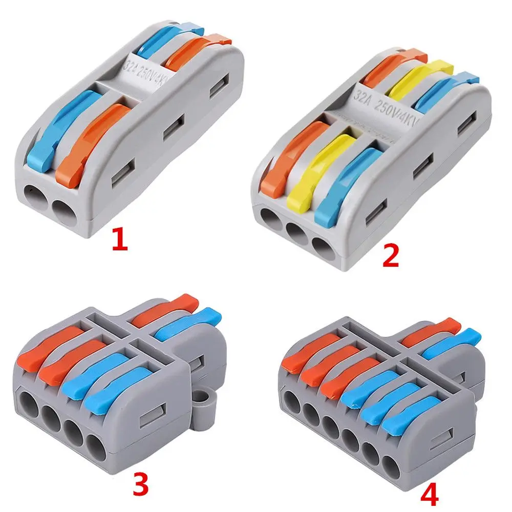 Quality Electrical Splitter Line Universal Terminal Block Electrical Connectors Quick Wire Connector Terminal Cable
