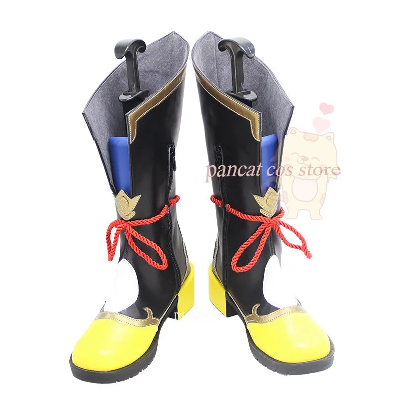 

Genshinimpact Xiangling Cosplay Shoes Comic Anime Game Cos Long Boots Cosplay Costume Prop Shoes for Con Halloween Party