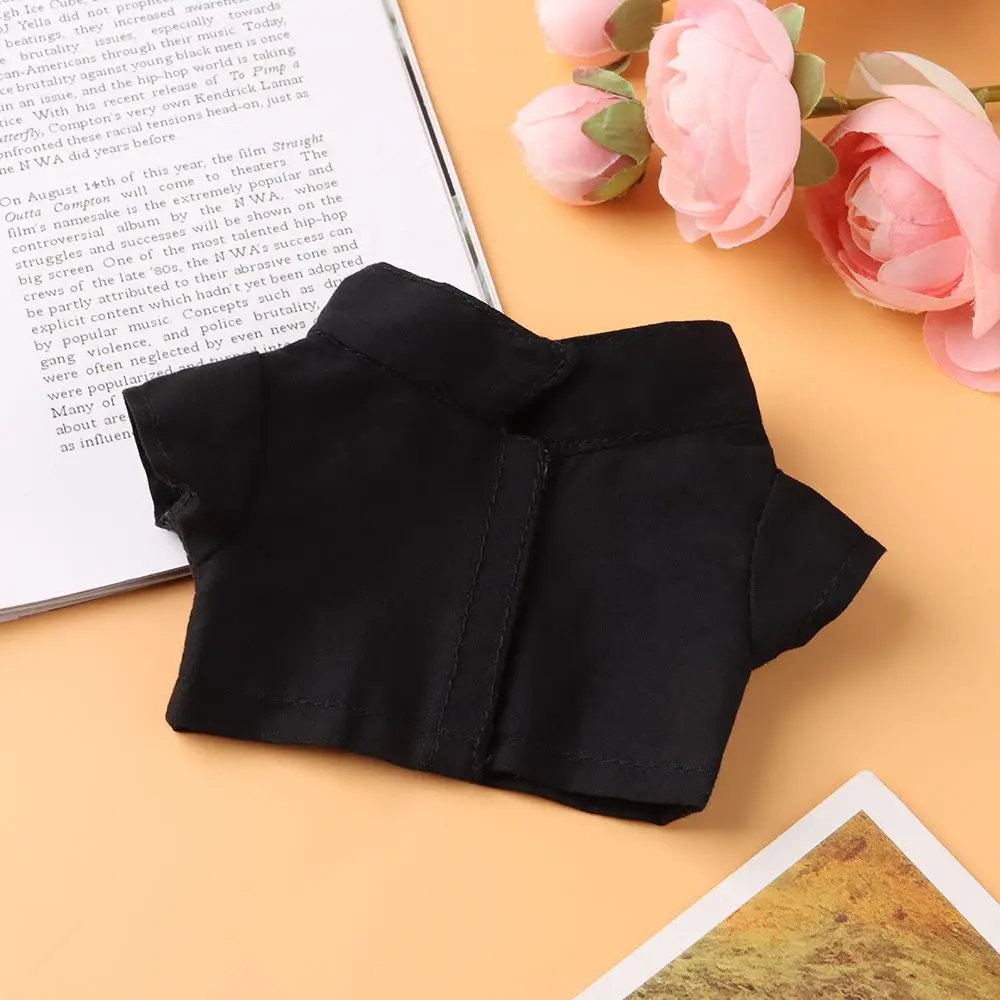 1PC Cotton Doll Shirt Pants For 20 cm American Doll Cute Mini Clothes Collar Coat Star Doll Clothes Suit Doll Accessories