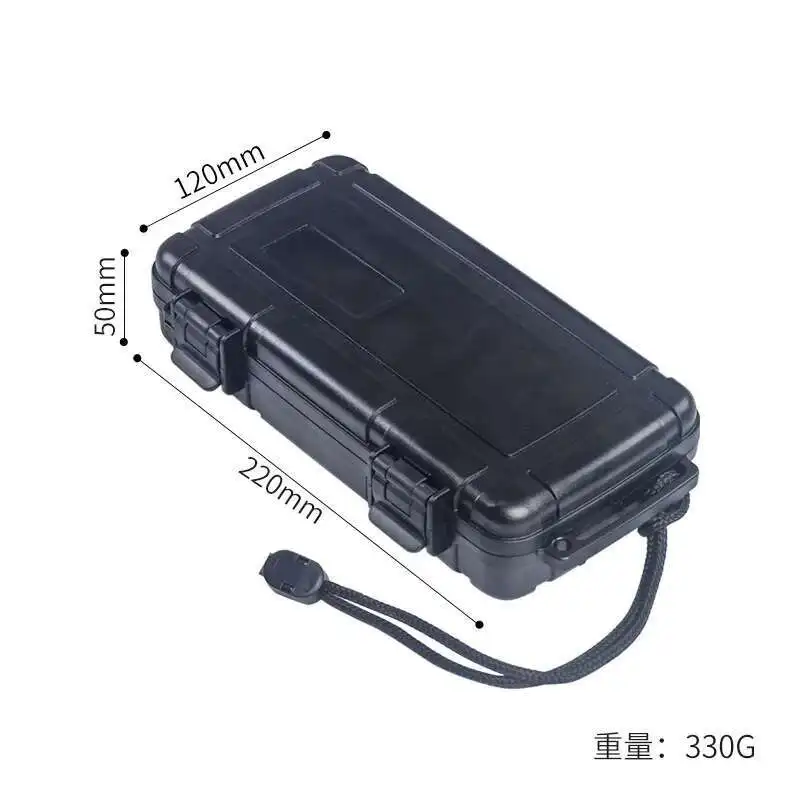 가습기가있는 시가 상자 보관 용 여행용 휴 미더 액세서리 5 개의 시가 흡연 액세서리 용 방수 ABS 여행용 케이스