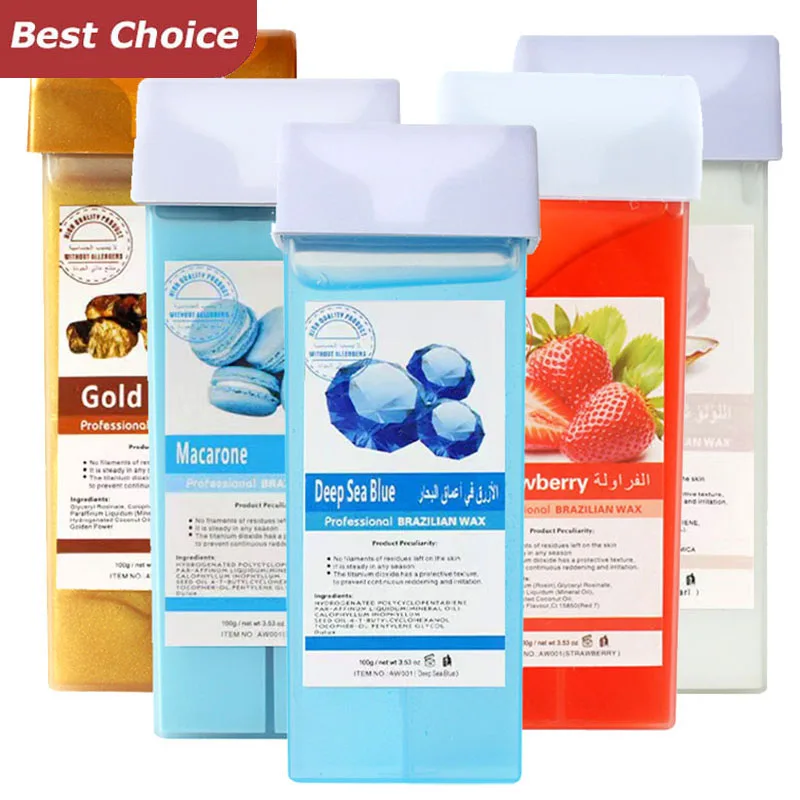 Hair Removal Wax Roller Refill Kit Volume Hair Removal Wax Tube Warms the Whole Body Limbs Hand Cream hair removal wax