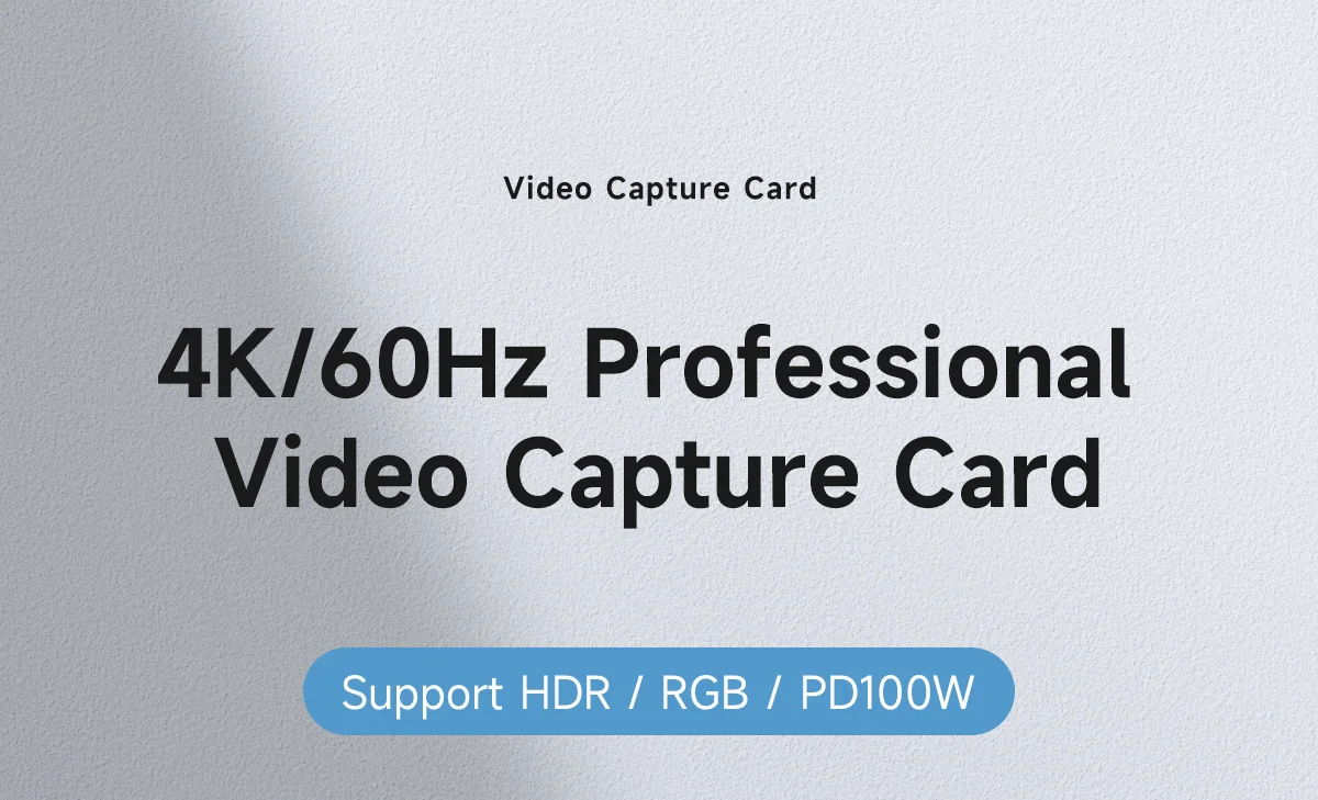 Hagibis Professional Video Capture Card 4K60 HDR