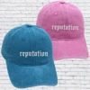 Reputation Baseball Cap Embroidery Retro Style Dad Hat Cotton Unisex Concert Hats Adjustable 1