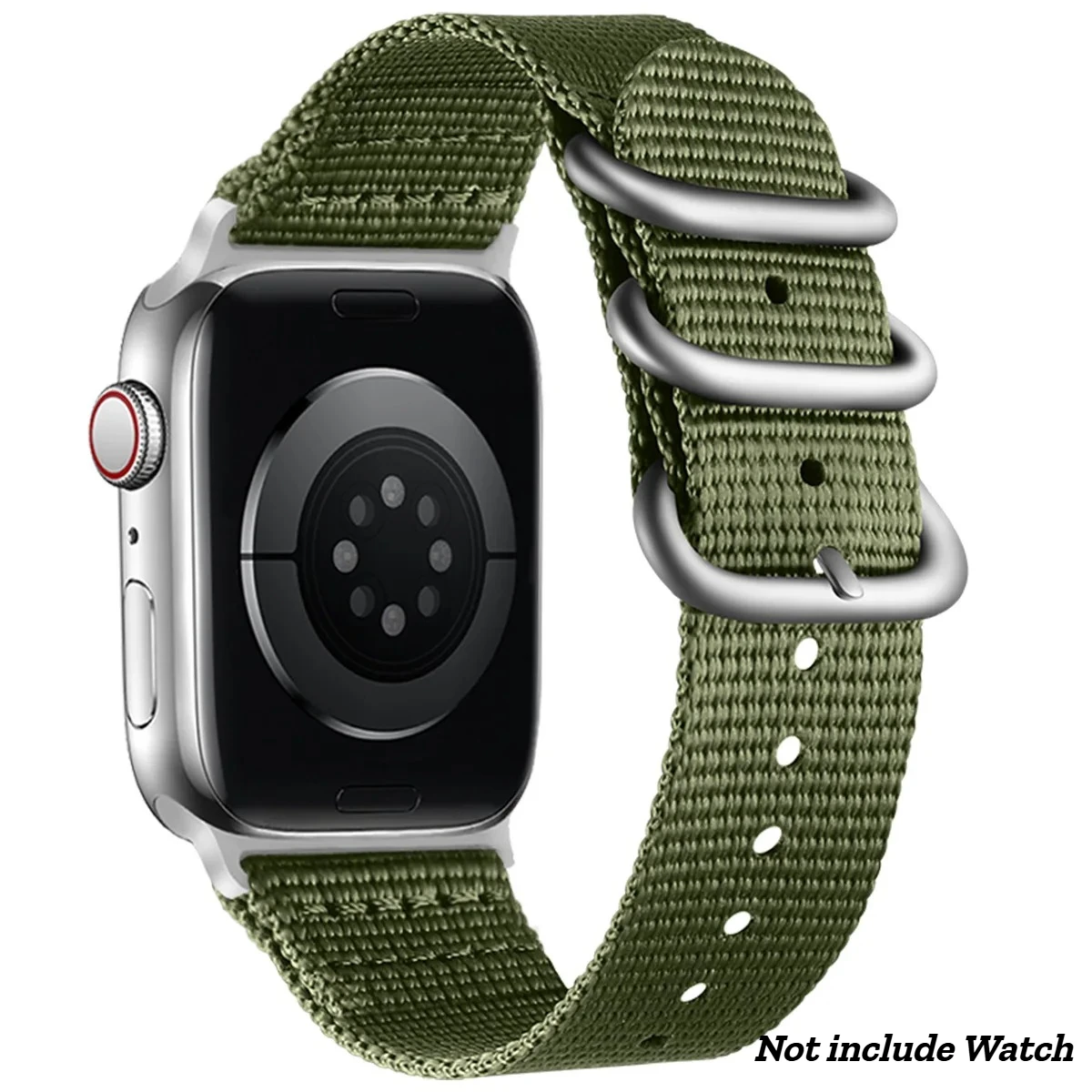 Premium Nylon Braided Strap for Apple Watch - Elegant Woven Bracelet Design