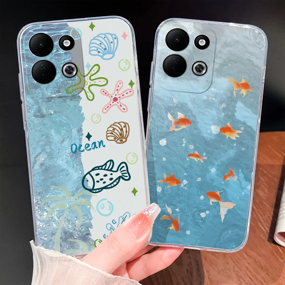 Cute Bunny Cartoon Soft Silicone Shockproof Transparent Phone Case