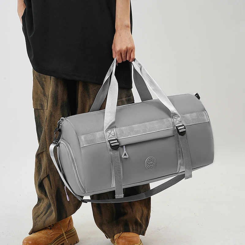 Large capacity travel bag, multi-functional sports fitness backpack, with independent shoe cabinet, suitable for short-term and