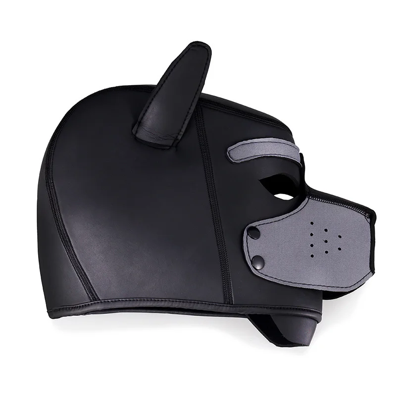 Bdsm Pup Hood Mask For Sexual Play And Bondage Couples Kit_voghion.com