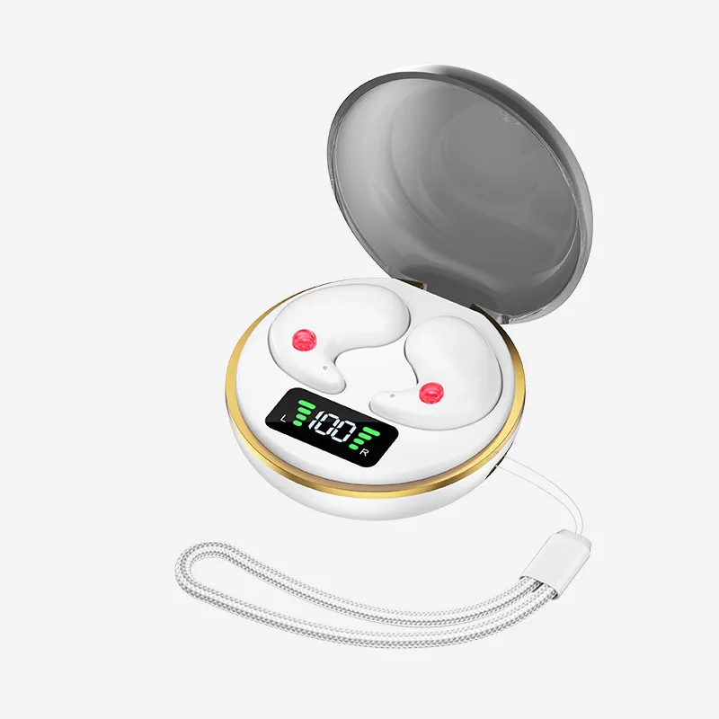 Auricolari Wireless Cuffie 5.0 Compatibili Con Bluetooth Display A Led Stereo Hifi Auricolare Impermeabile Display Digitale A Led