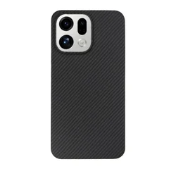 Premium Aramid Fiber Kevlar Case with Bare - Metal Feel - Ultra - Thin & Magnetic Cover for OPPO Find X9 (600D)