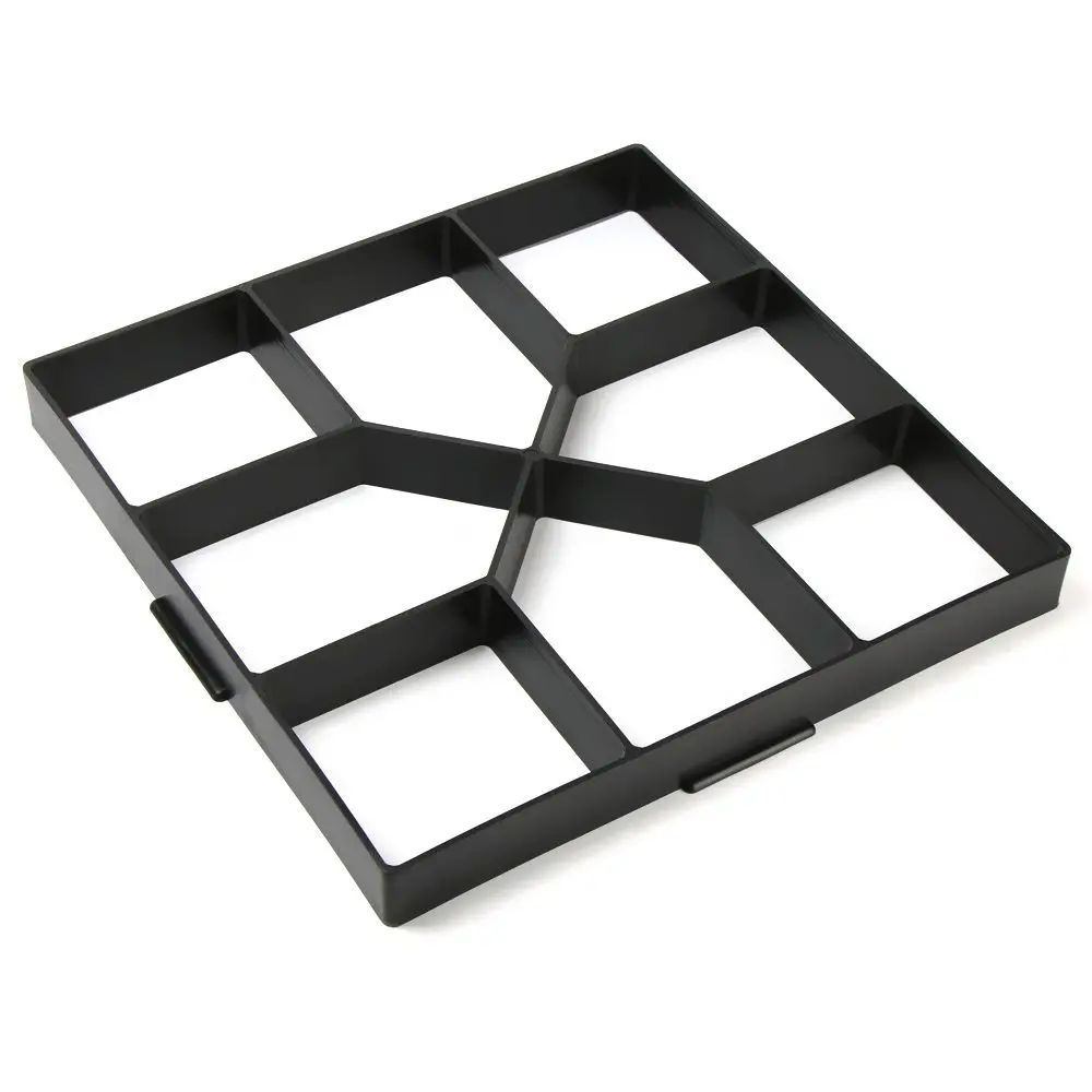 Floor Pavement Lawn Decoration Beton Brick Maker Concrete Molds Cement Mould DIY Garden Path Variety Shapes