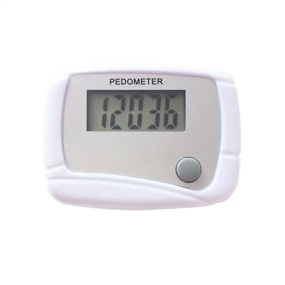 Digital Pedometer Step Counter Mini Portable LCD Sports Walking Running Meter