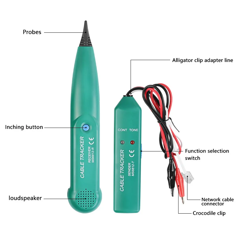 LAN Network Cable Tester RJ11 RJ45 Ethernet Phone Wire Tracker Line Finder for N