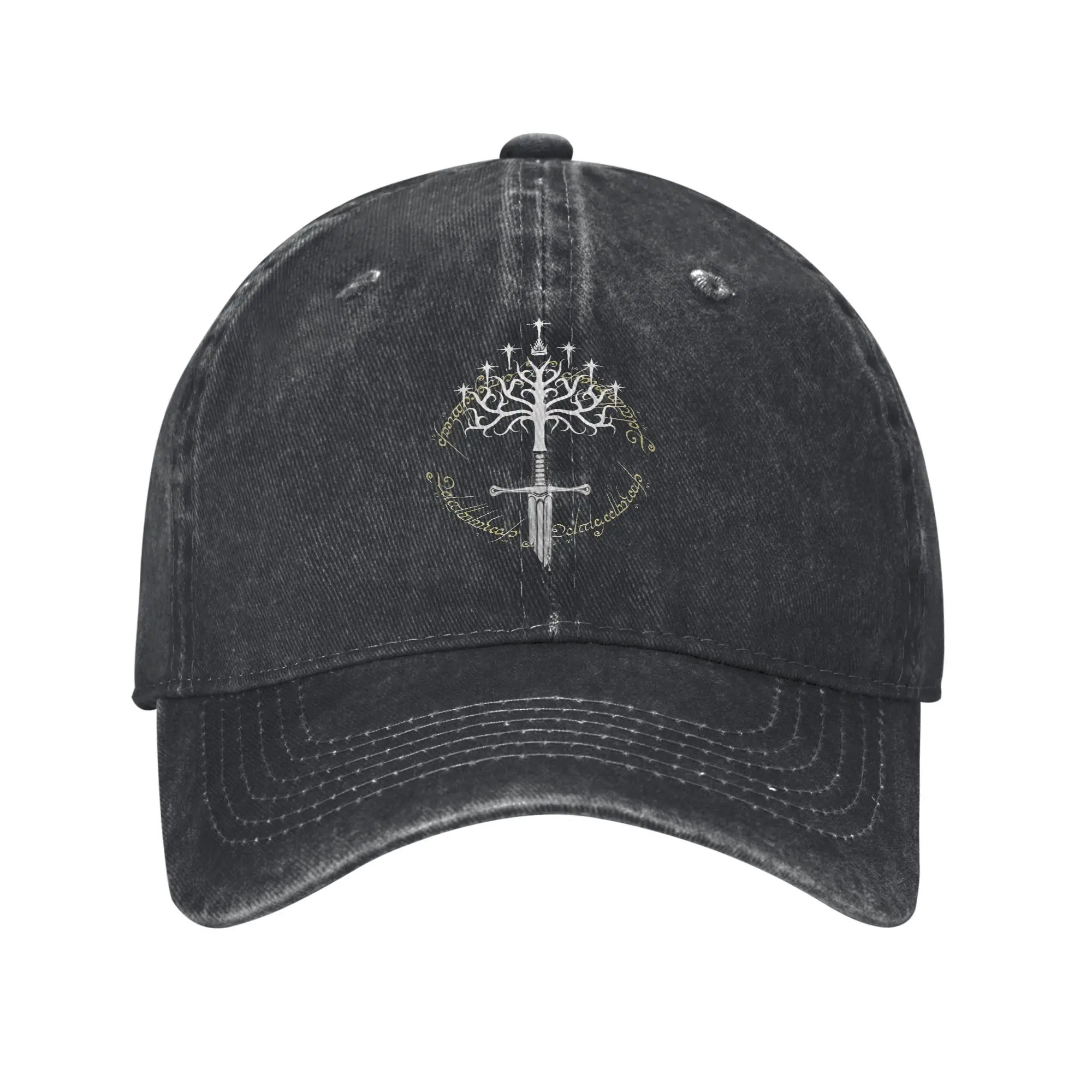 L–Lords Of The R–Rings Gondor Lässige Baseballkappe Wandern Angeln Trucker-Mütze Hochwertige Unisex-Herren-Street-Style-Baseballkappen