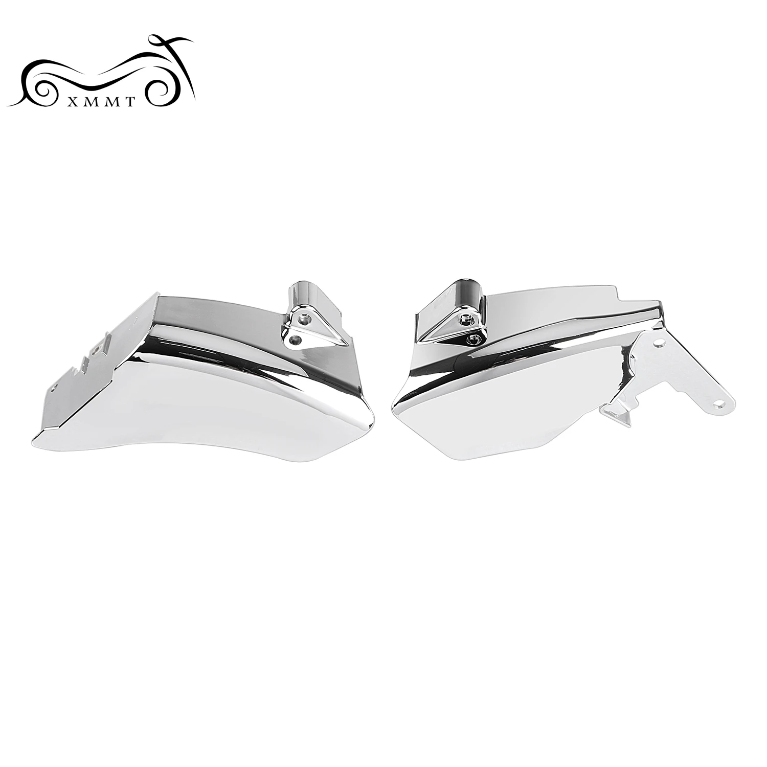 Mid Frame Air Deflector Trim Heat Shield Cover Kit Fit For Harley Dyna 06-UP Super Glide FXD EFI FXDI Switchback FLD Chrome