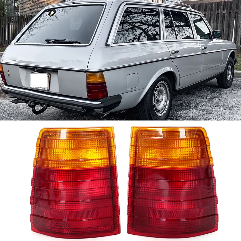 For Mercedes Benz W123 1976-1984 Car Rear Tail Light Stop Brake Lamp Turn Signal Accessories