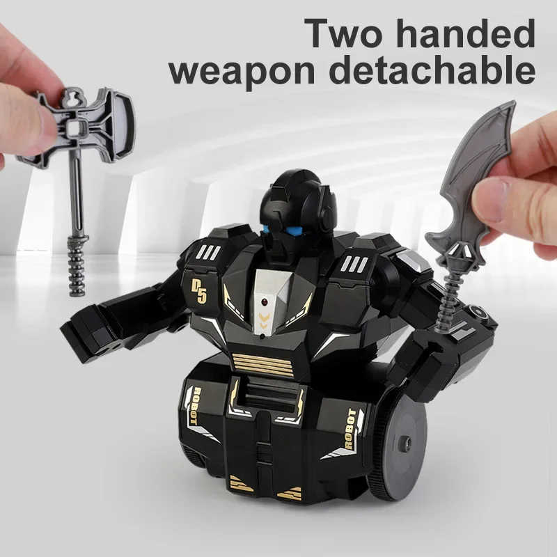 RC Battle Fighting Robot Remote Control 360 degree rotation Control Smart robot intelligent educativo electric Toys For Children 5
