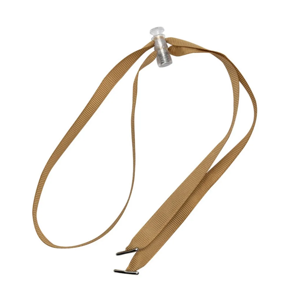 5Pcs New Adjusting Rope Windproof Hat Strap Removable Anti-lost Hat Wind Rope Solid Color Chain Strap