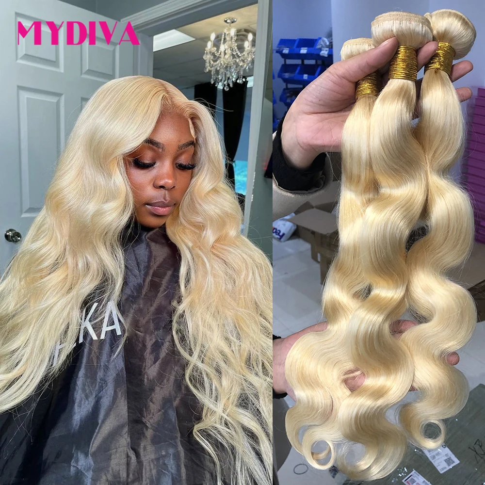 

1/3/4 Honey Blonde Body Wave Hair Bundles 8-30 40 Inch Body Wave Human Hair Bundles Remy 613 Peruvian Body Wave Hair Bundles