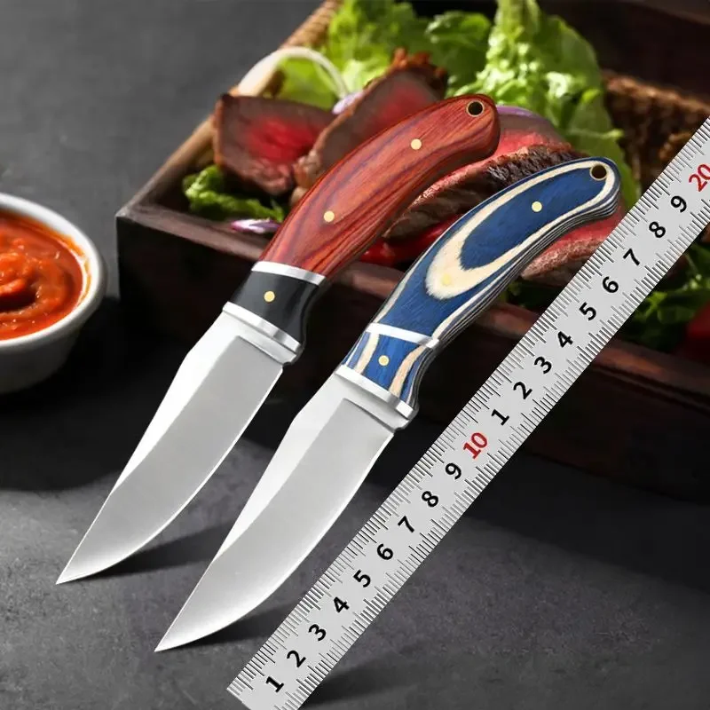 Boning Meat Cleaver Stainless Steel Knife Kitchen Mongolian Hand Meat Fruit Knife Roasted Whole Lamb Steak with Cover