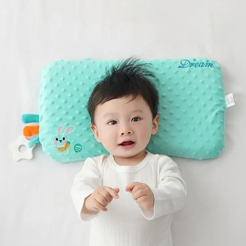 Baby Head Shaping Pillow Baby Head Support Soft Cute Baby Sleeping Pillow Baby Flat Head Pillow For Children Under 6 Years Old 3