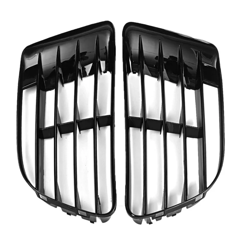 Front Fog Light Grille Lower Bumper Fog Lamp Grill Cover Trim For VW Golf MK6 R 2009-2013