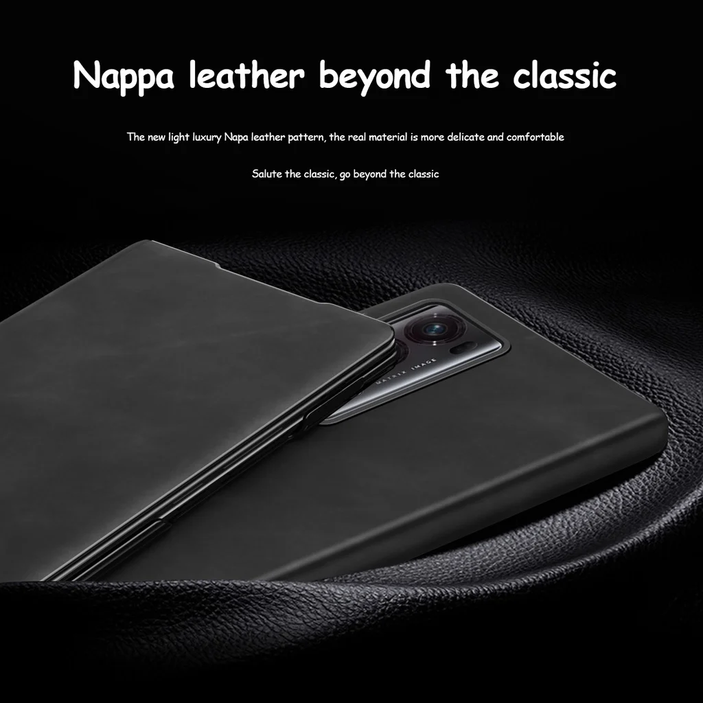 For Honor Magic V2 Luxury Sheepskin Leather Phone Case For Honor Magic V 2 Shockproof Bumper Matte Silicone Protect Cover