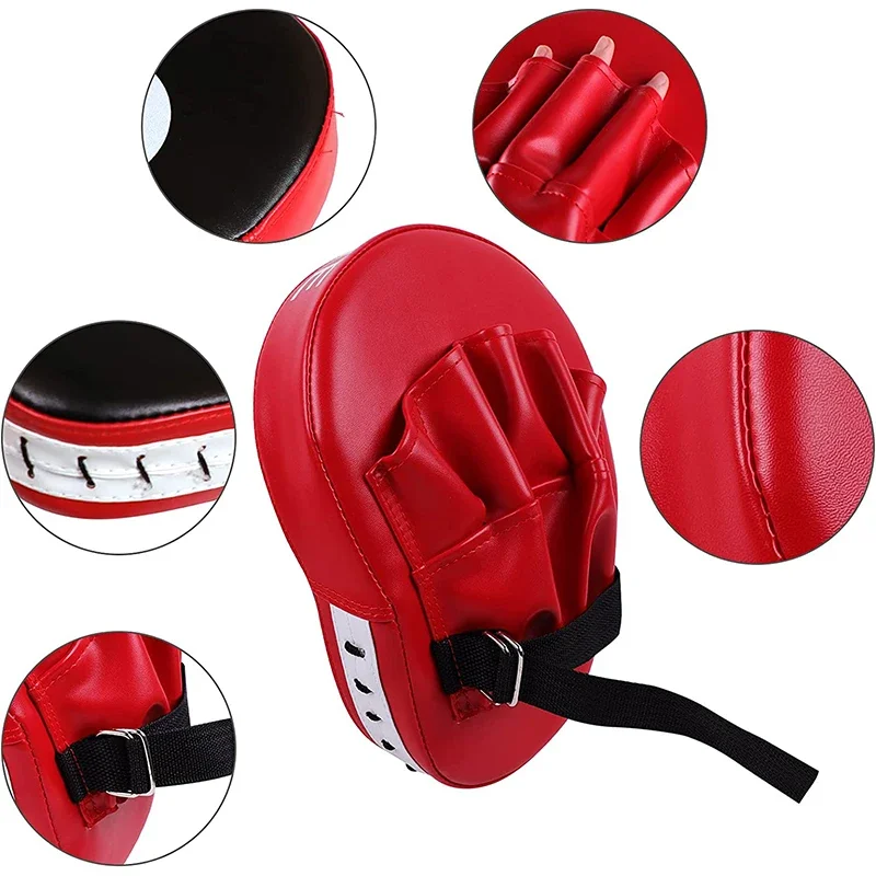 Curved Boxing Bag Taekwondo Muay Thai Karate Adults Kids PU Training Paws Pads Boxing Equipment Focus Punching Bags