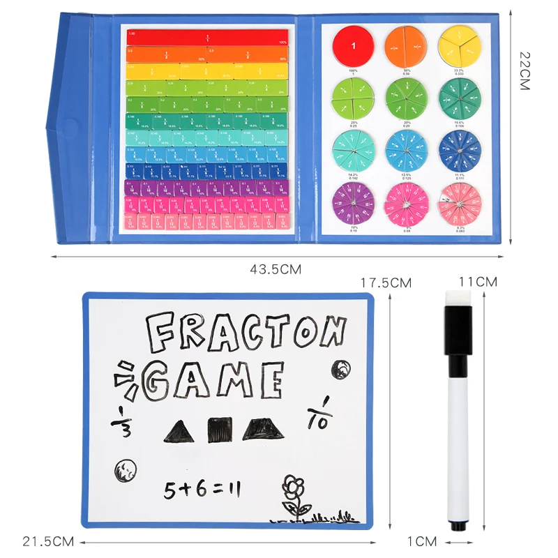 Magnetic Fraction Math Toy Educational
