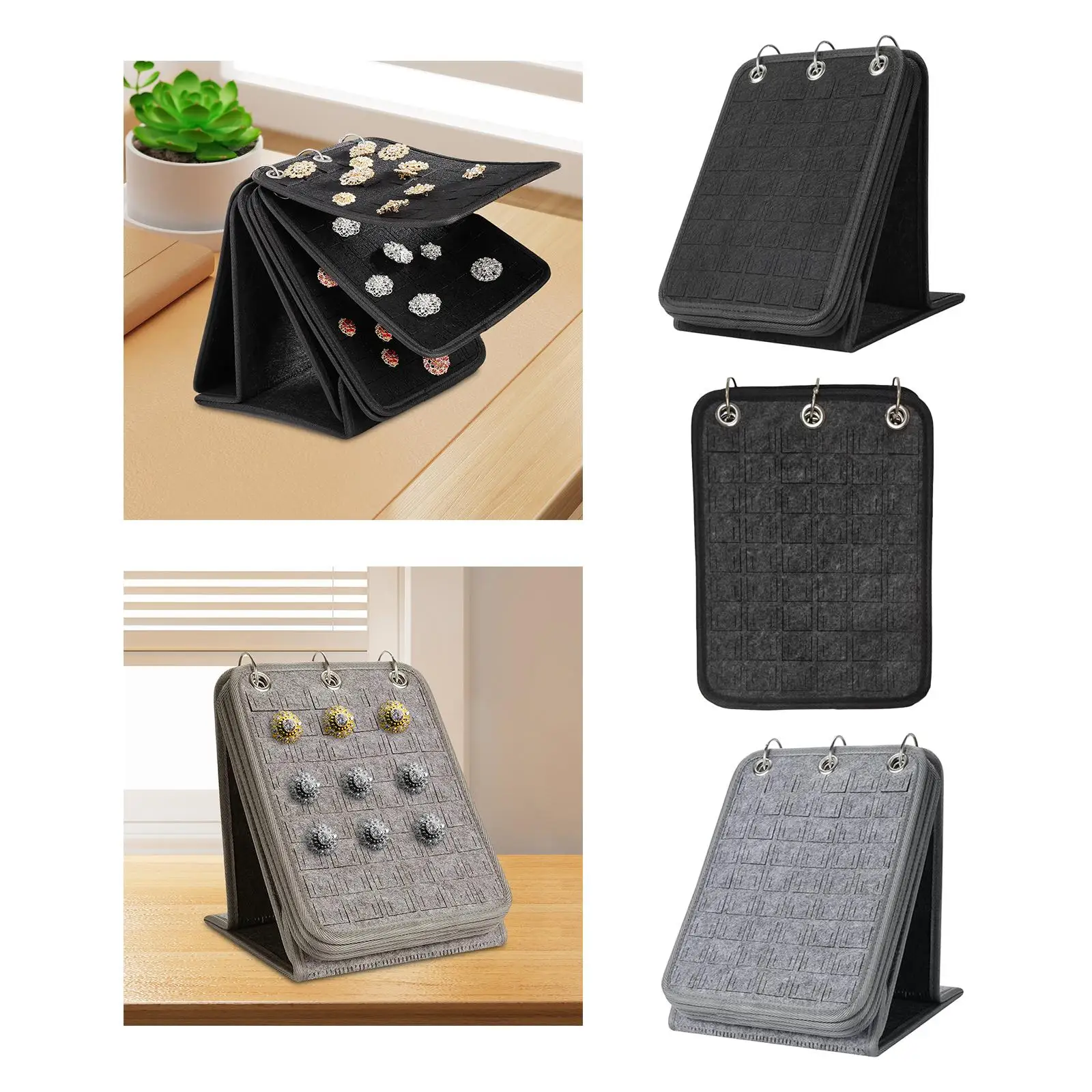 Pin Display Holder with 5 Pages Pins Collection Storage Calendar Stand Pin Display Holder with 5 Pages Pins Collection Storage Calendar Stand