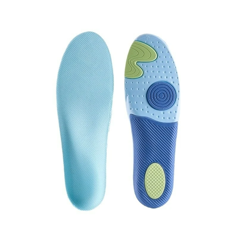 1 쌍 남녀 공용 스포츠 신발용 깔창 부드러운 통기성 충격 흡수 쿠션 남성과 여성을 위한 러닝 솔 깔창 발 관리