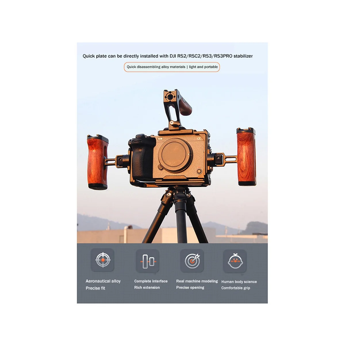 Per Sony Fx30 Fx3 Camera Cage Quick Pack Rabbit Cage Camera Protection Cage Support Stabilizzatore