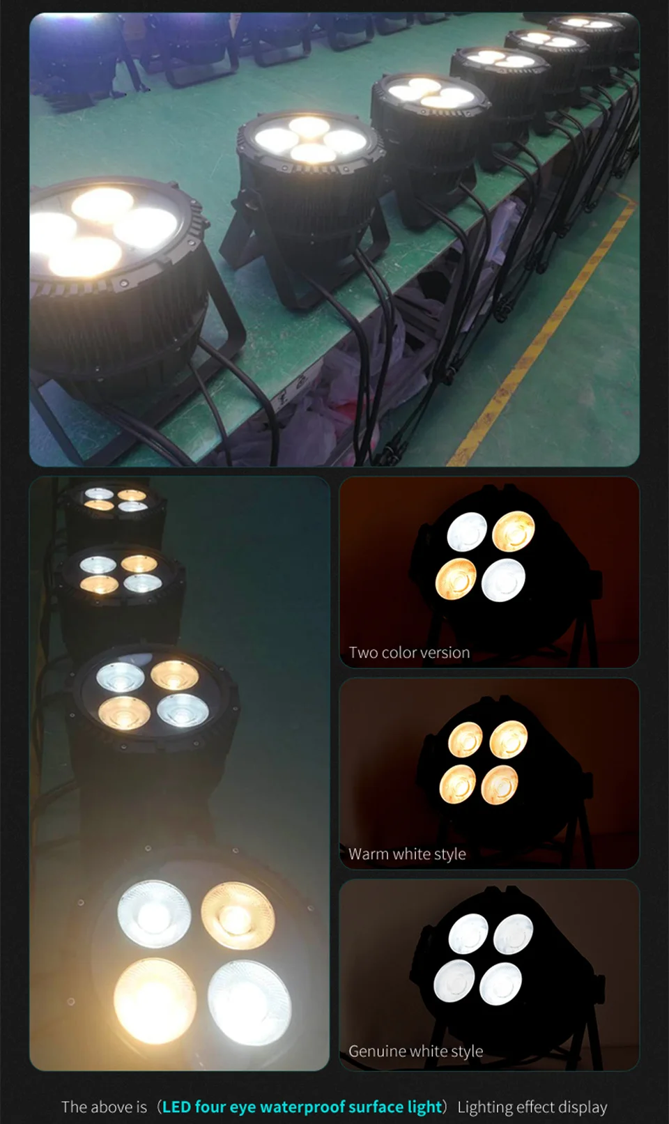 2025 LED Outdoor Waterproof Par Light DMX RGB Wash Light Professional Stage Bar