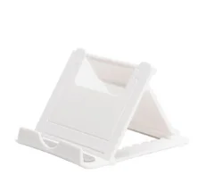 Foldable Flexible Desk Stand for Tablets and Smartphones (WHITE)
