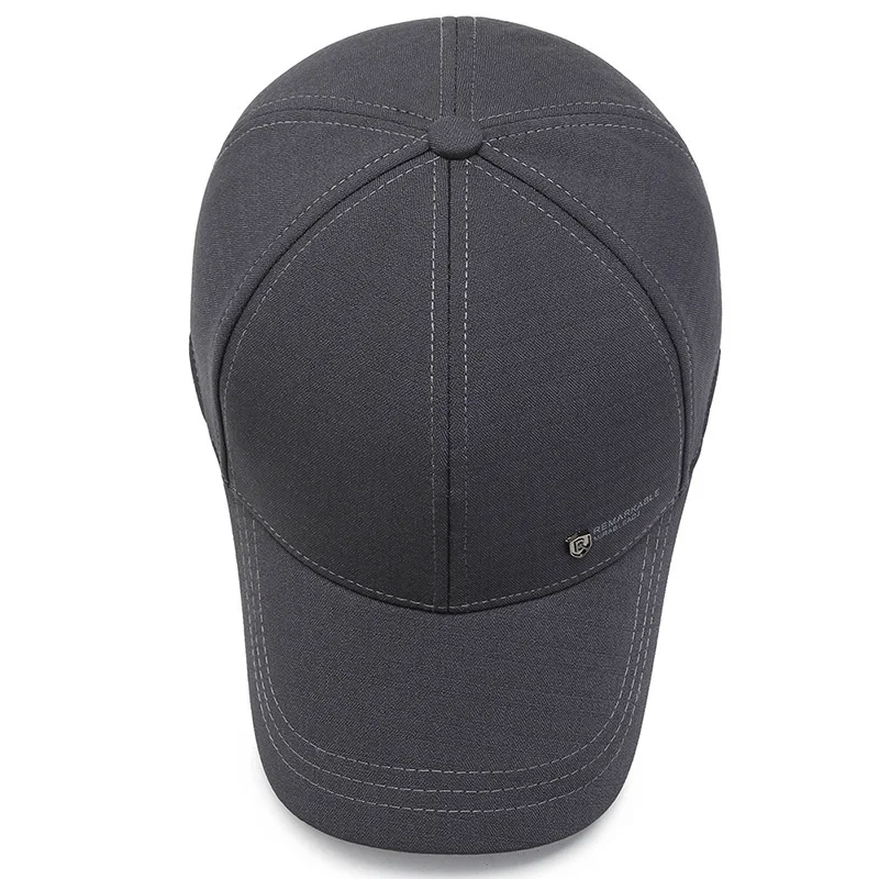Winter Warm Hat Solid Baseball Caps Adjustable Dad Hat Windproof Warm Hat With Lined Outdoor Sport Hat 4