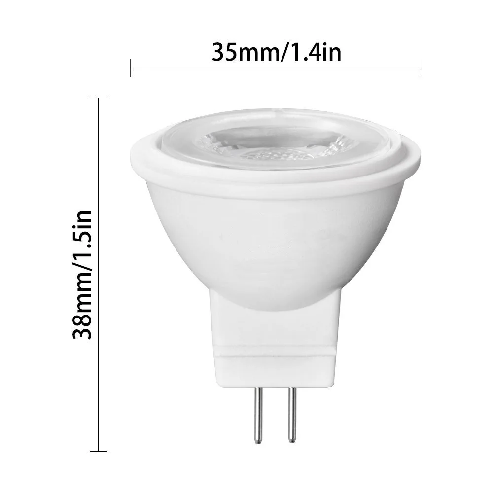 LED MR11 Light Bulbs 4PCS 12V 120V 230V 20w Halogen Replacement