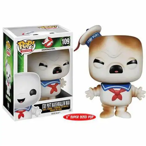 thumbnail image 5 of Figuras de acción de vinilo de Funko POP Movie&TV Models STAY PUFT MARSHMALLOW MAN #109 Colección Gost Bus Stears para niños Juguetes, 5 of 5