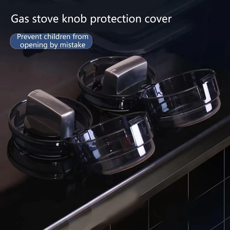 Gas Stove Knob Protectors Kitchen Microwave Oven Power on off Protective Cover Cooker Button Protections Tool stove protector cover