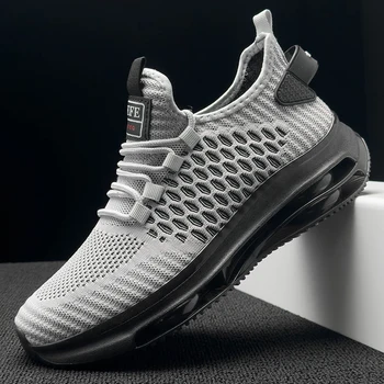 YRZL Mens Sneakers Sports Running Shoe Breathable Mesh Lightweight Non Slip Comfortable Walking Shoes Man Casual Shoes 1