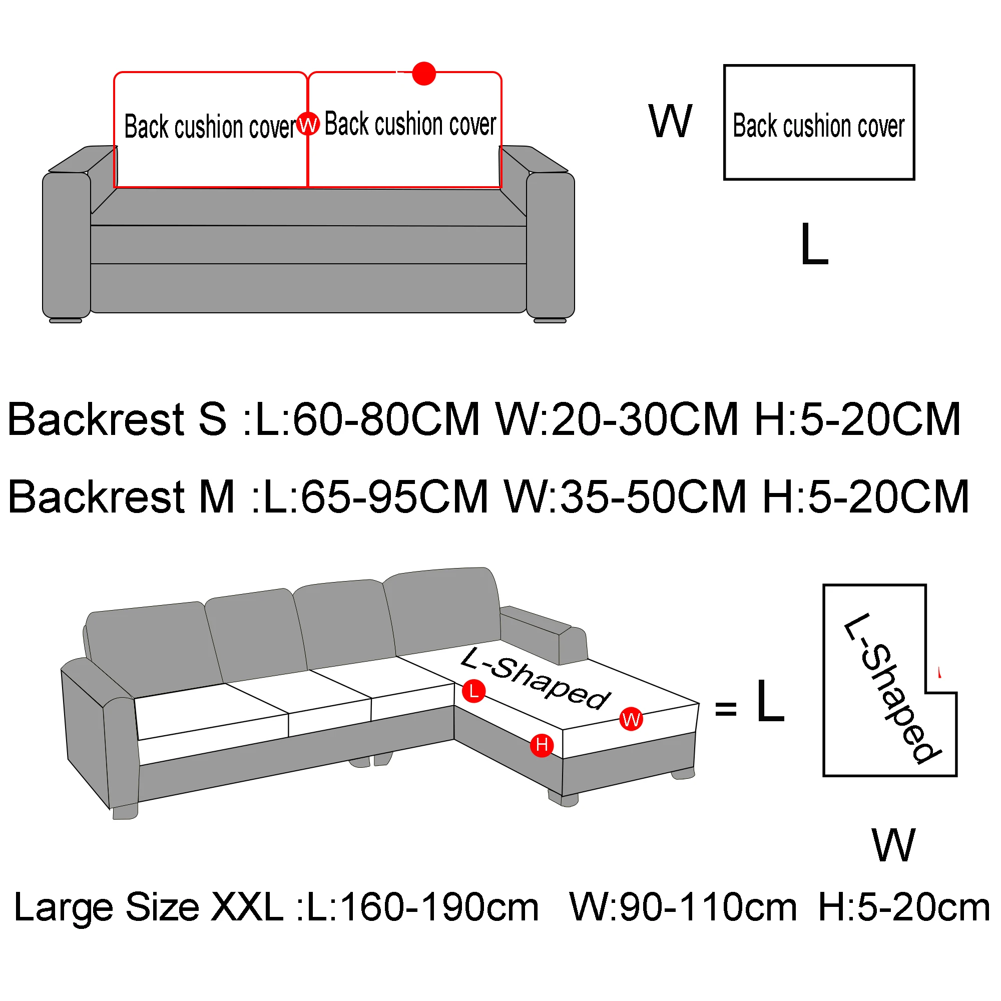 1PC Jacquard Sofa Cushion Cover Thickened Solid Color Non-Slip Couch Slipcover Removable Washable Living Room Sofa Dust Covers 6