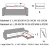 1PC Jacquard Sofa Cushion Cover Thickened Solid Color Non-Slip Couch Slipcover Removable Washable Living Room Sofa Dust Covers 6
