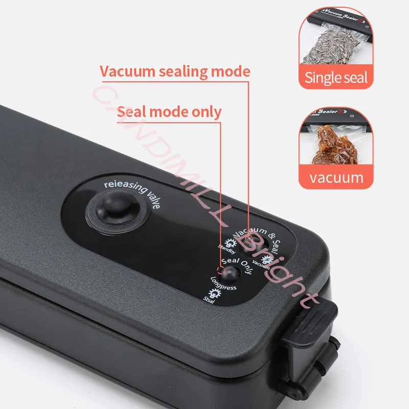Kitchen Food Vacuum Sealer Automatic Commercial Household Vegetables Meat Fruits Packaging Machine kitchen Tool 4